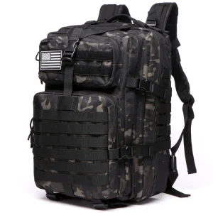 1000D Nylon Waterproof Camping Hiking Trekking Fishing Hunting Bag Backpack 25L/50L