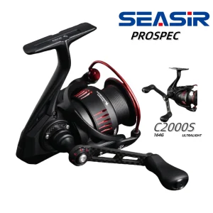 Seasir Prospec Spining Reel P-Series Ultralight Carbon Fiber Washers 8+1BB Max Drag 9Kg Freshwater Saltwater Fishing Coil